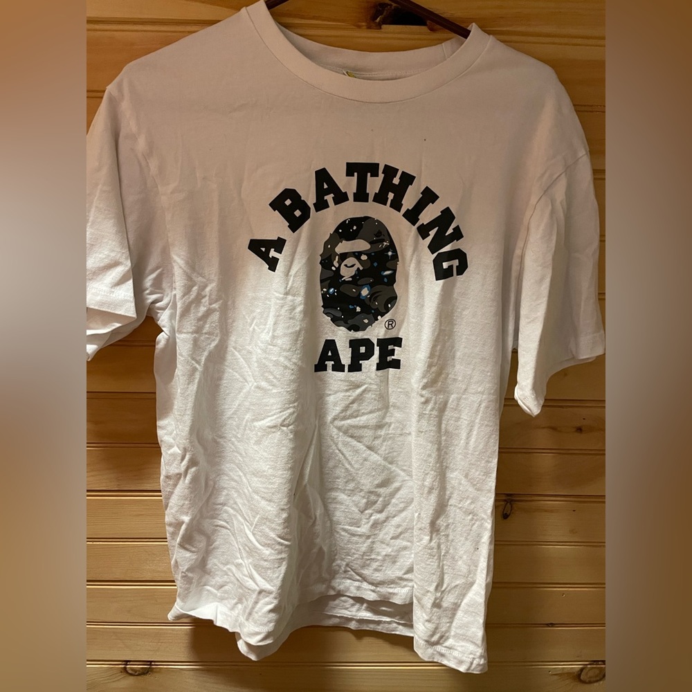 BAPE (bathing ape t shirt size large) paid $112